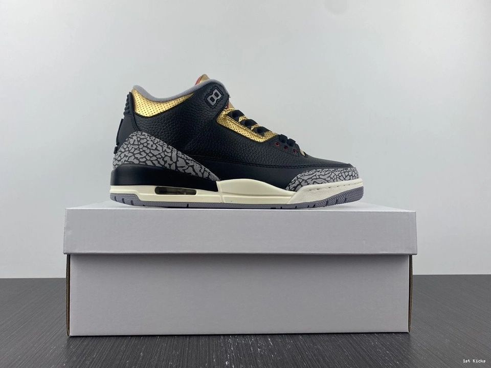 WMNS CK9246-067 Jordan Air Gold 3 Black 0209